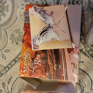 Silverplated Butterfly Letter Holder